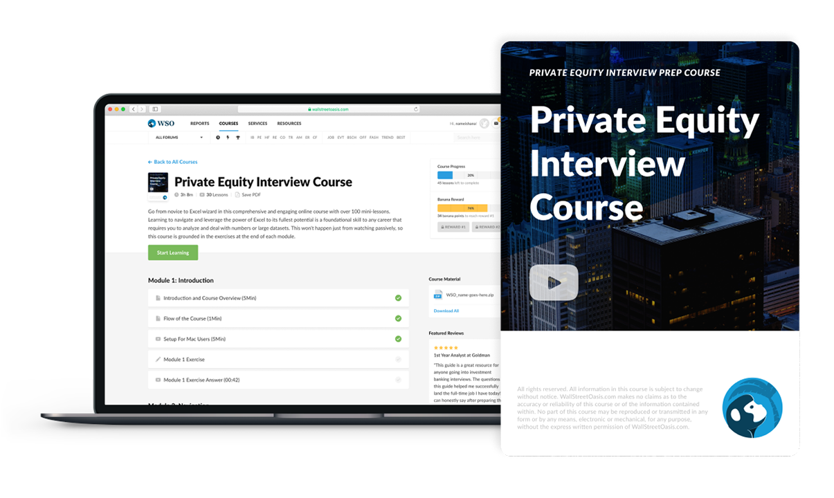 PE Interview Course - Private Equity Resume Template